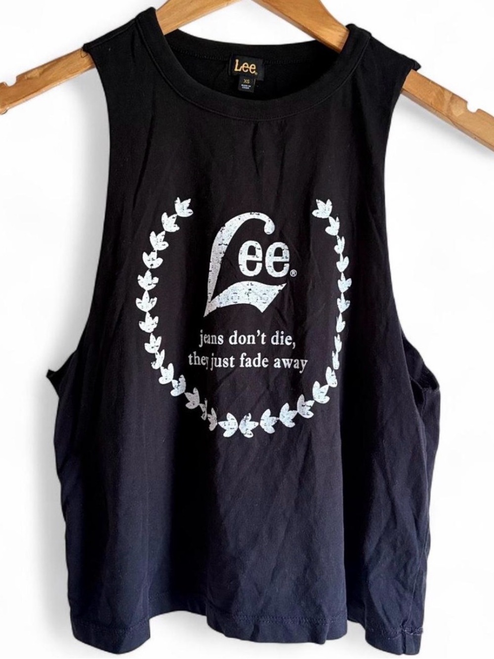 Vintage Lee Slogan Muscle Tank